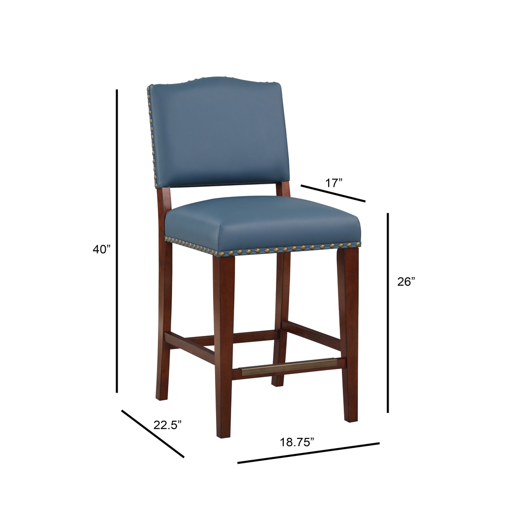 Belplain Blue Counter Stool - Thumbnail - Image 9