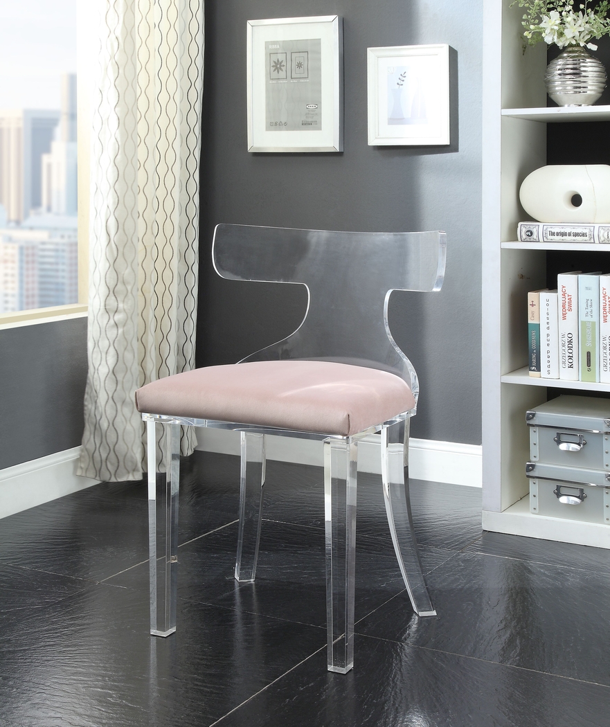 Belridge Light Pink Dining Chair - Thumbnail - Image 2