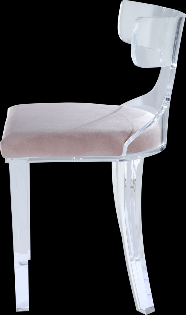 Belridge Light Pink Dining Chair - Thumbnail - Image 4
