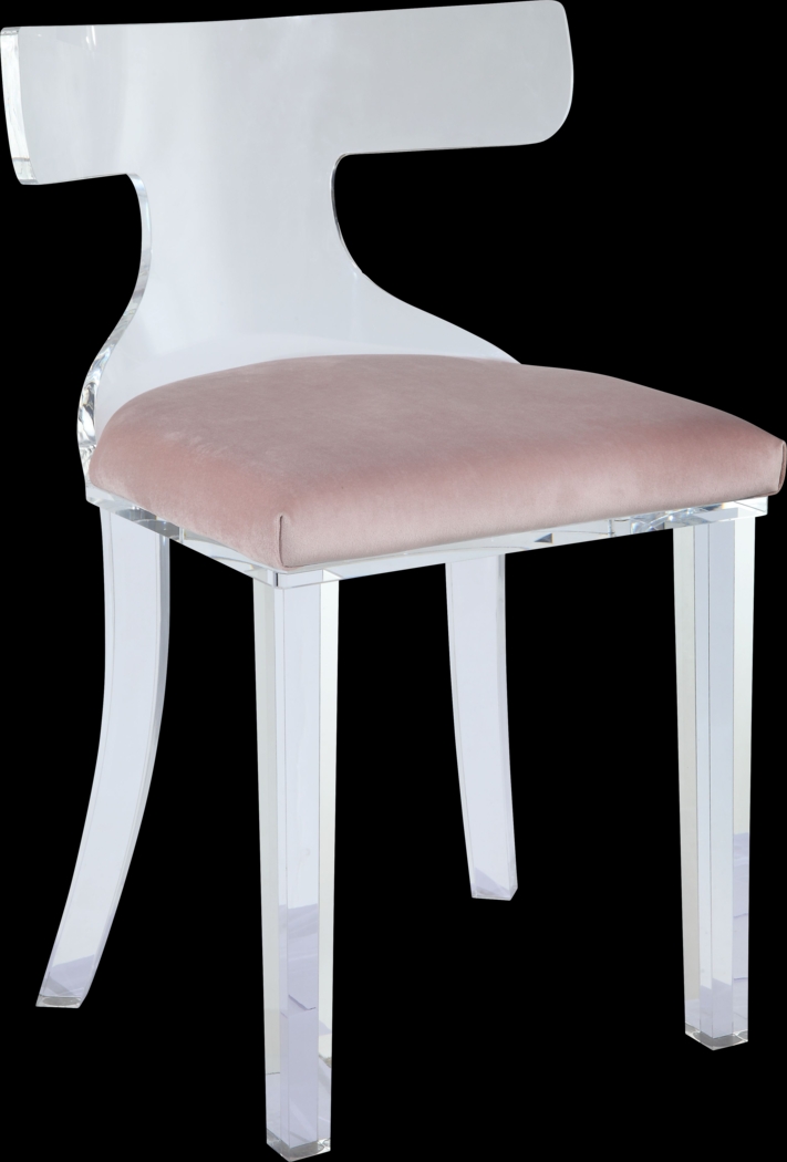 Belridge Light Pink Dining Chair - Thumbnail - Image 1