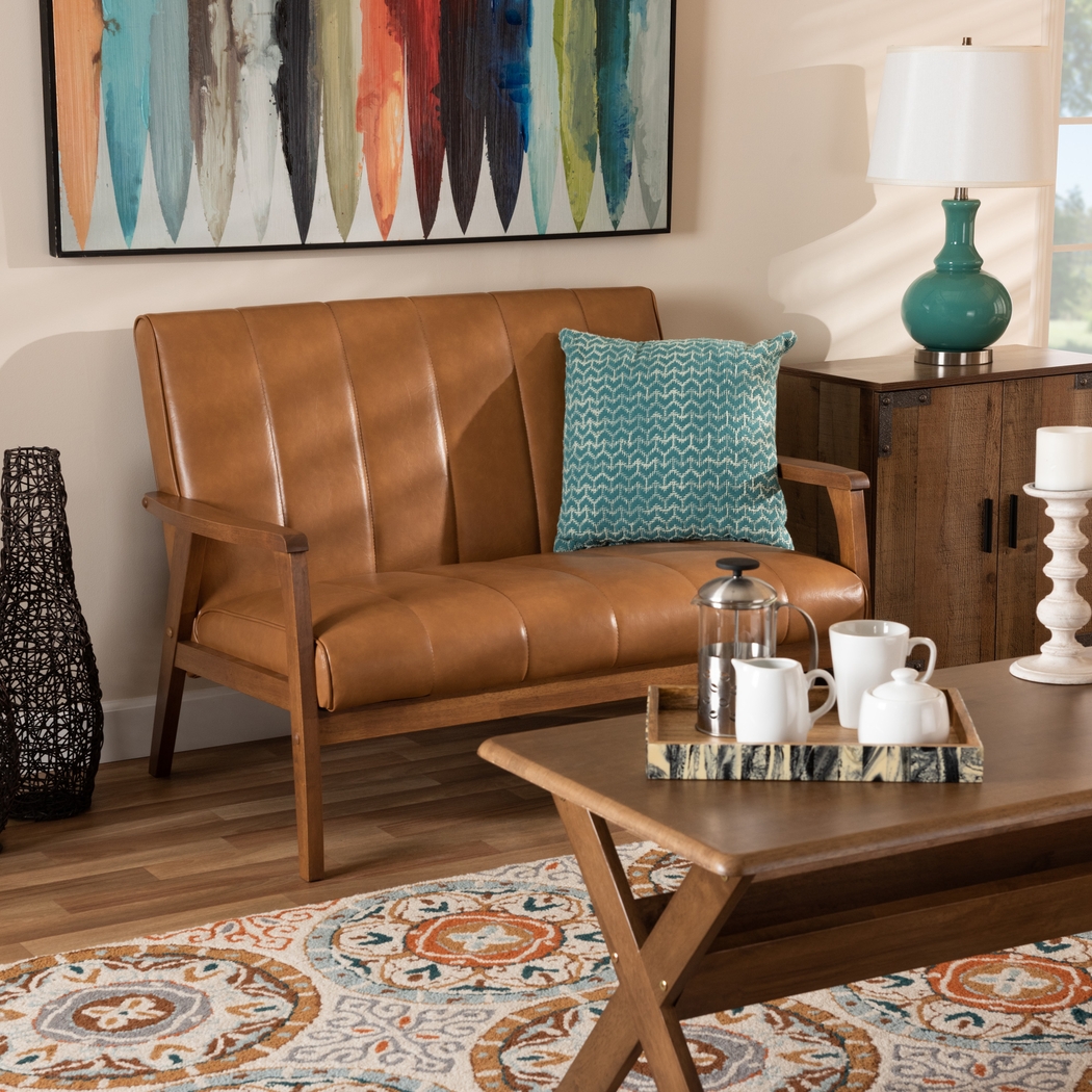 Belrue Beige Settee - Thumbnail - Image 7