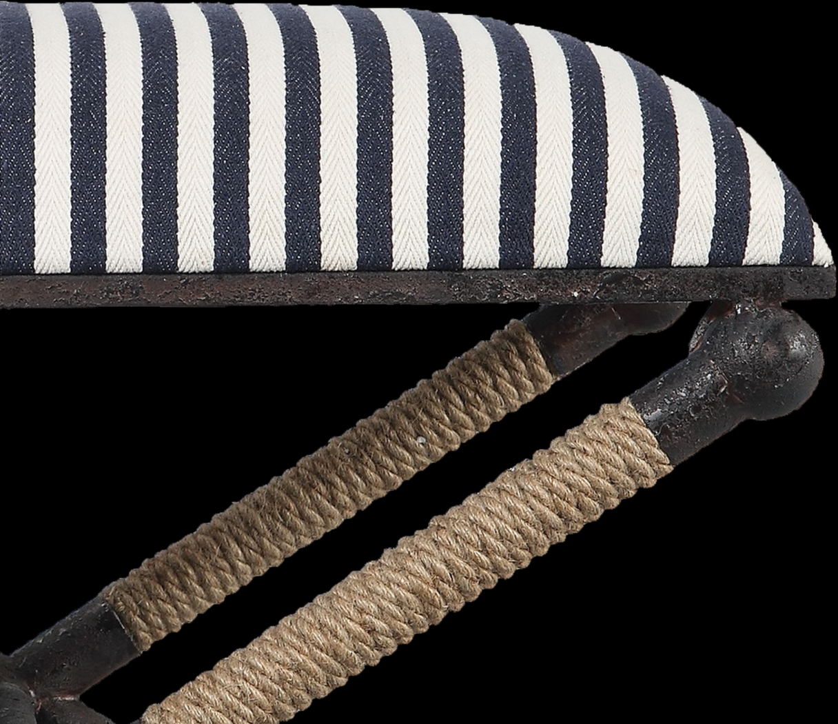 Belsfield Navy Accent Bench - Thumbnail - Image 3