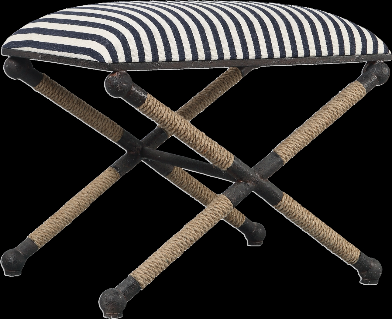 Belsfield Navy Accent Bench - Thumbnail - Image 1