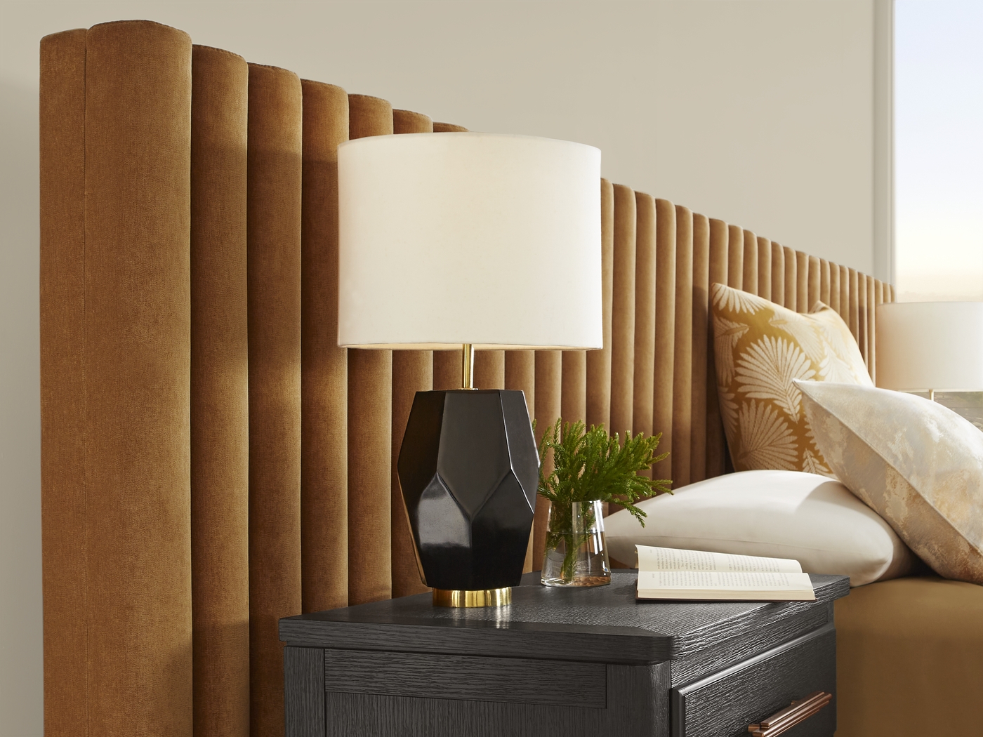 Belvedere Cognac 4 Pc King Upholstered Wall Bed - Thumbnail - Image 2