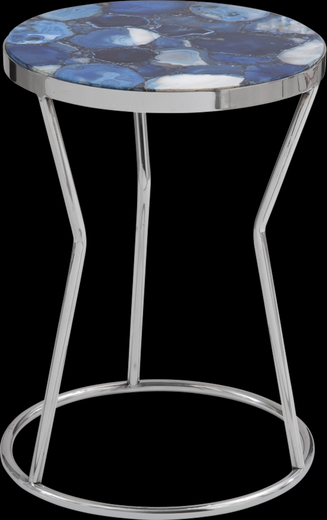 Belvidere Silver Accent Table - Thumbnail - Image 4