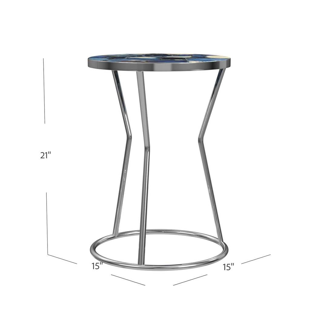 Belvidere Silver Accent Table - Thumbnail - Image 6