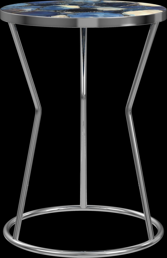 Belvidere Silver Accent Table - Thumbnail - Image 1