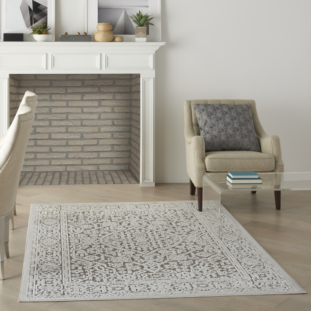 Belvie Beige 5' x 7' Indoor/Outdoor Rug - Thumbnail - Image 10