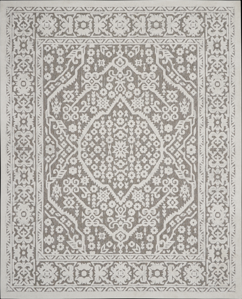Belvie Beige 5' x 7' Indoor/Outdoor Rug - Thumbnail - Image 1
