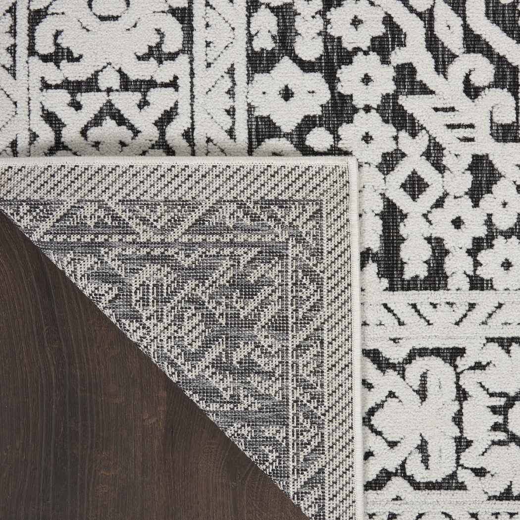 Belvie Dark Gray 5' x 7' Indoor/Outdoor Rug - Thumbnail - Image 5