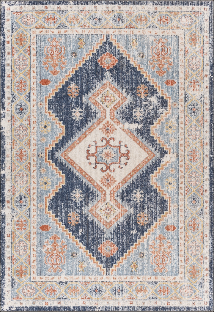 Belvieu Beach Terracotta 5'3 x 7' Indoor/Outdoor Rug - Thumbnail - Image 1