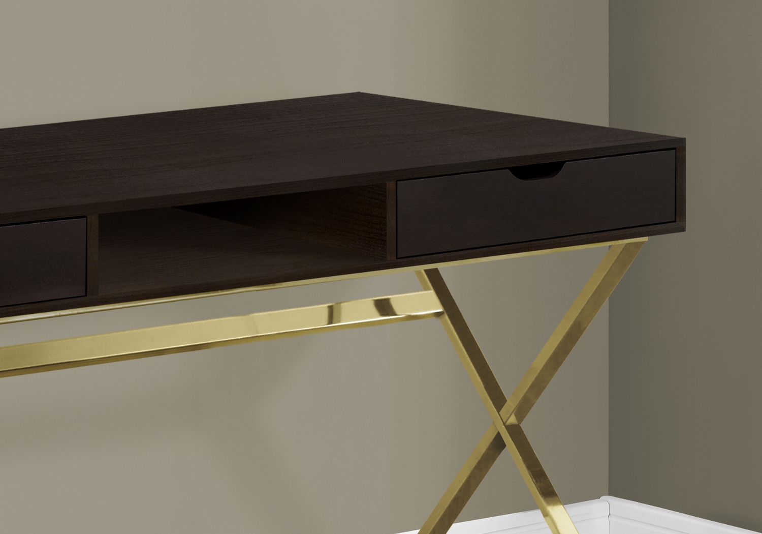 Belvins Cappuccino Desk - Thumbnail - Image 4