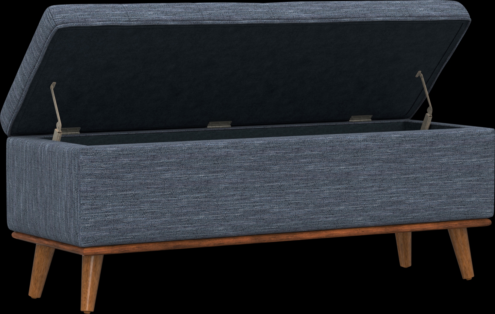 Bemaro Blue Ottoman - Thumbnail - Image 3