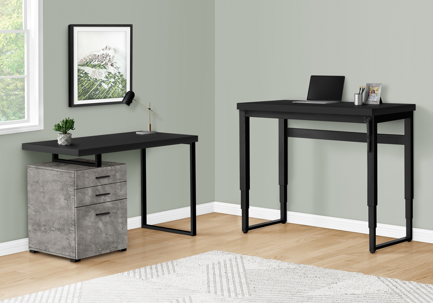 Benbow Black Desk - Thumbnail - Image 13