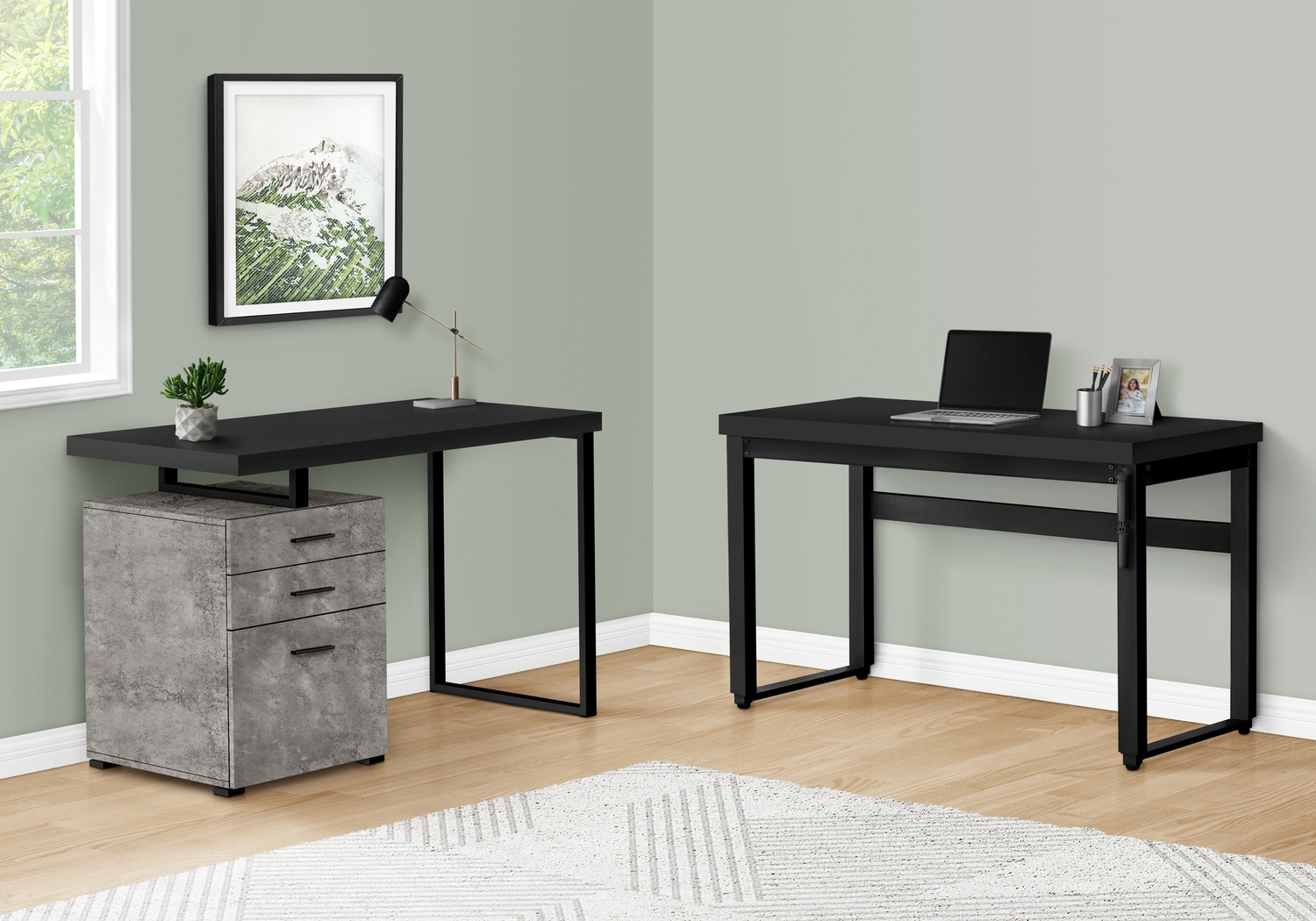 Benbow Black Desk - Thumbnail - Image 14