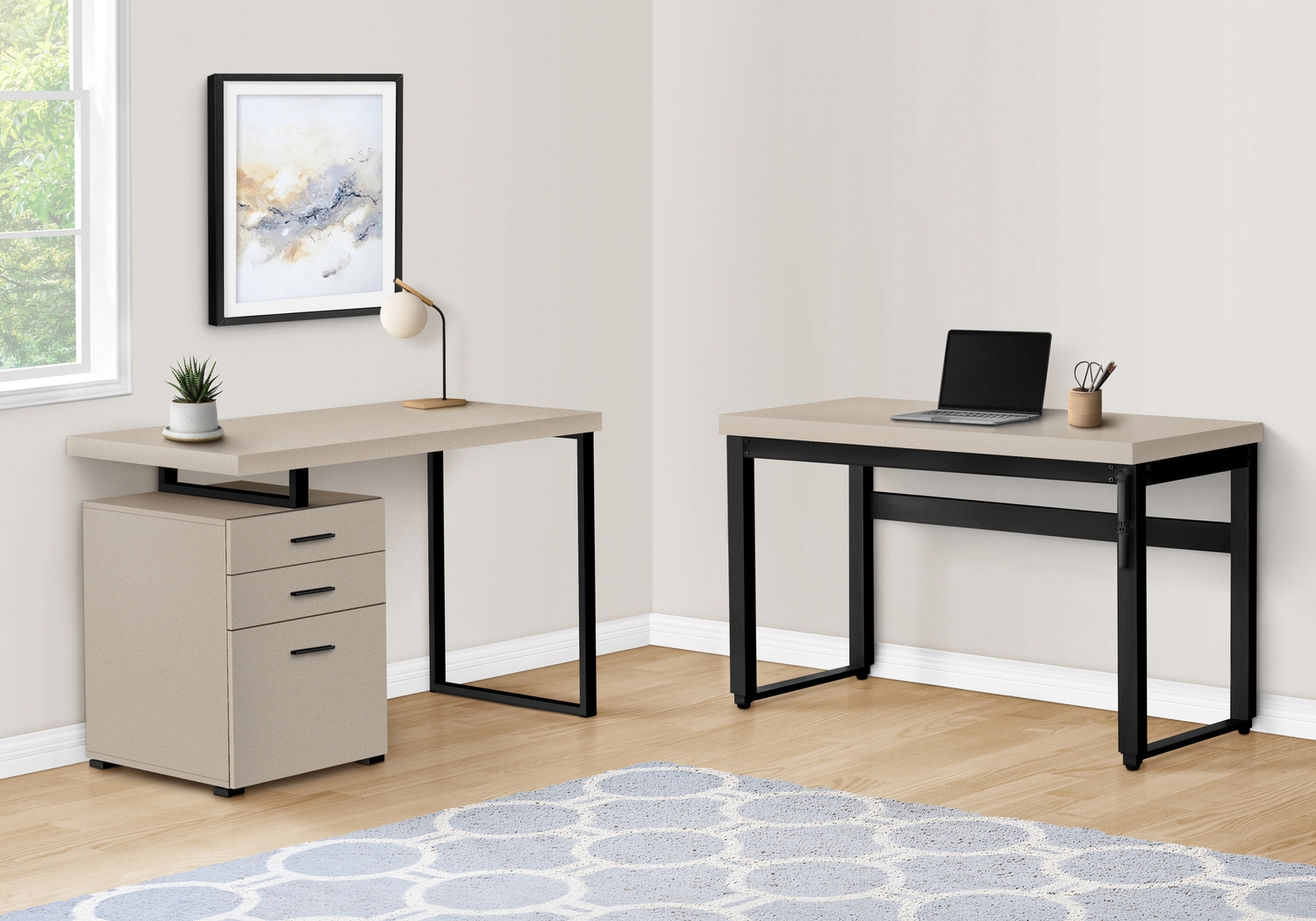 Benbow Taupe Desk - Thumbnail - Image 14