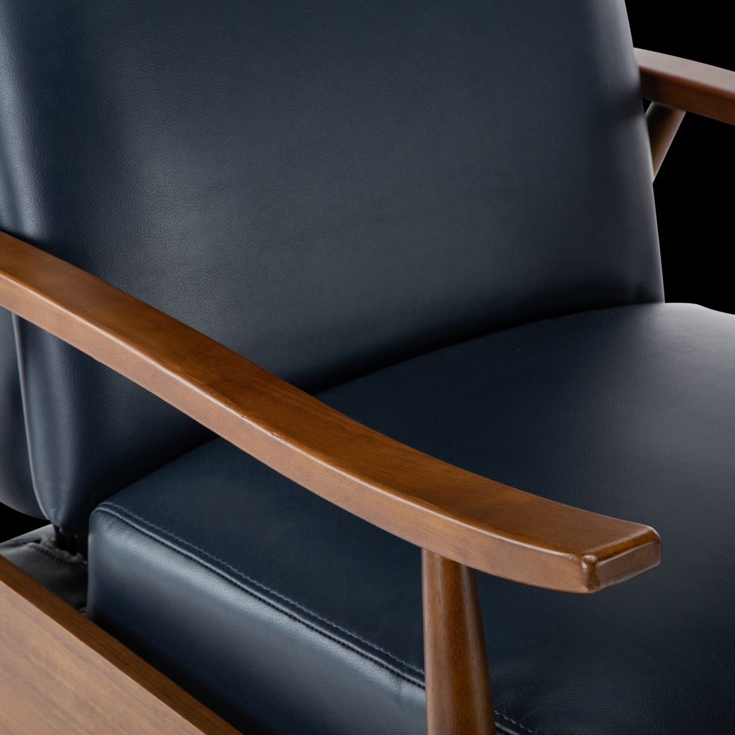 Benbro Blue Push Back Recliner - Thumbnail - Image 10