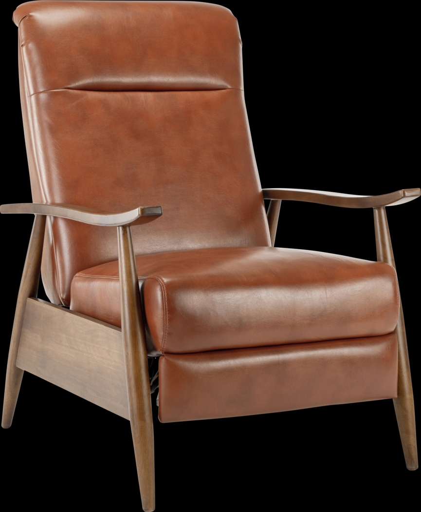 Benbro Brown Push Back Recliner - Thumbnail - Image 1