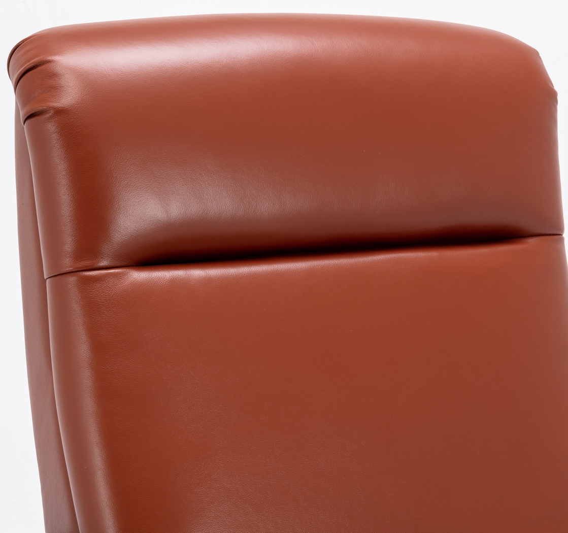 Benbro II Brown Leather Push Back Recliner - Thumbnail - Image 9