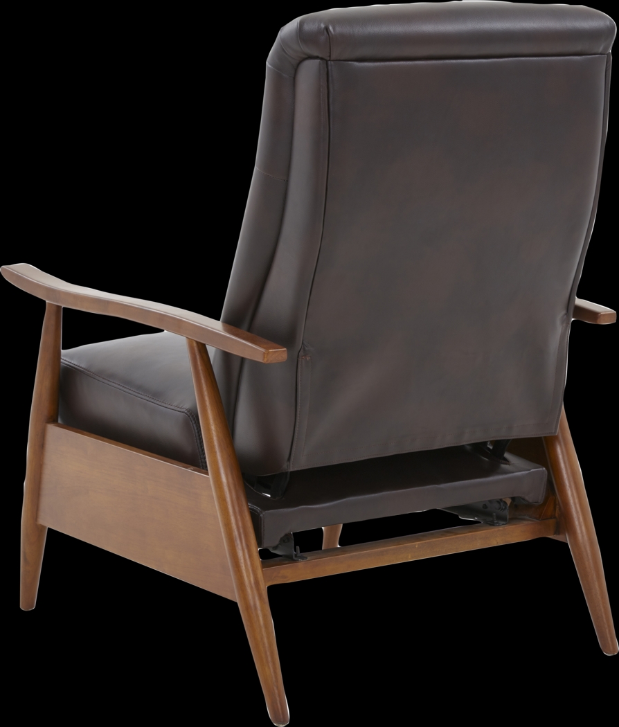 Benbro II Brown Push Back Recliner - Thumbnail - Image 12