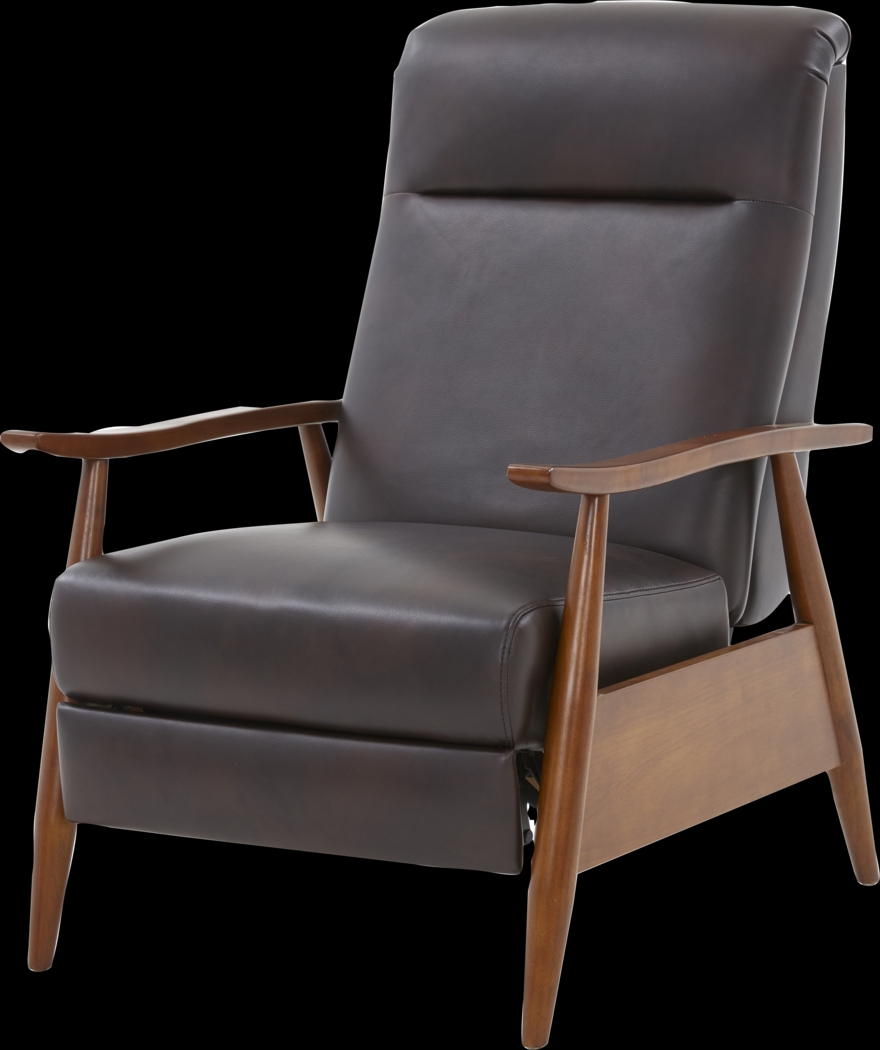 Benbro II Brown Push Back Recliner - Thumbnail - Image 13