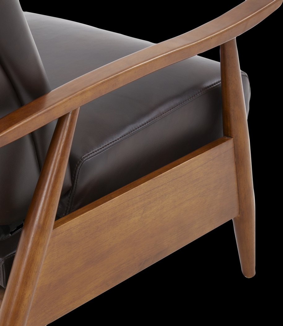 Benbro II Brown Push Back Recliner - Thumbnail - Image 21