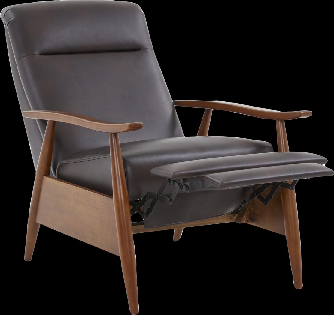 Benbro II Brown Push Back Recliner - Thumbnail - Image 5