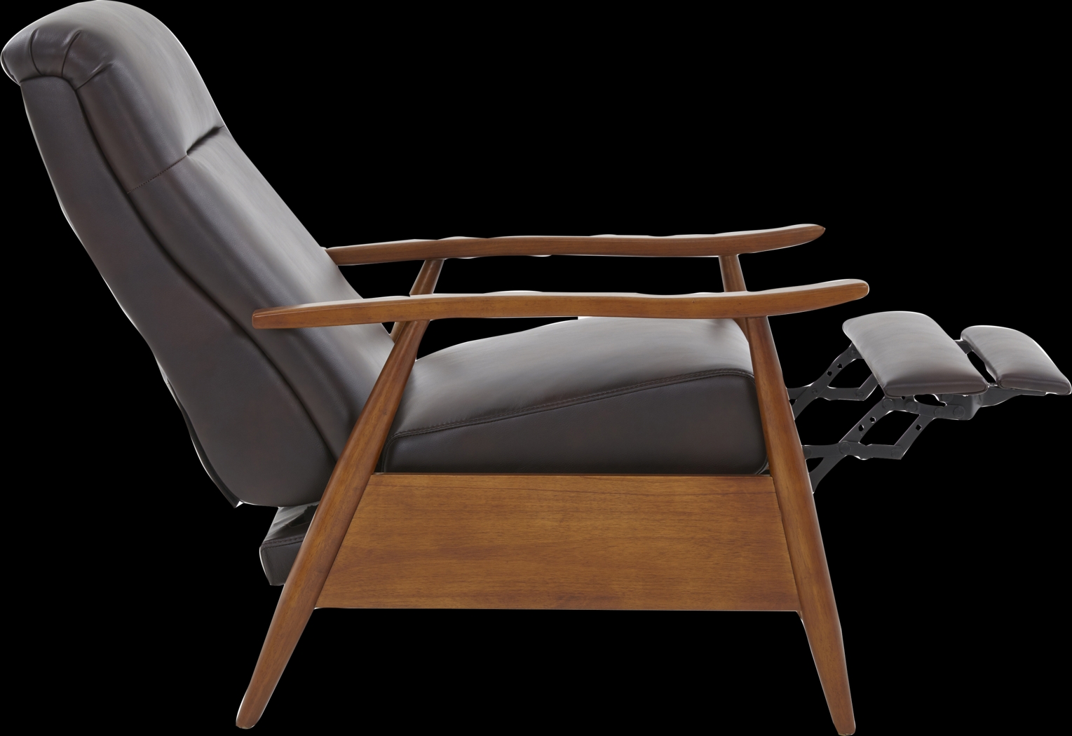 Benbro II Brown Push Back Recliner - Thumbnail - Image 7