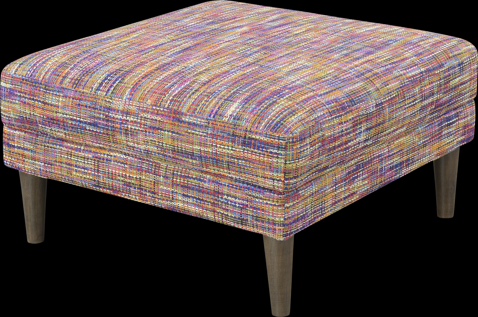 Bendixon Pink Ottoman - Thumbnail - Image 1