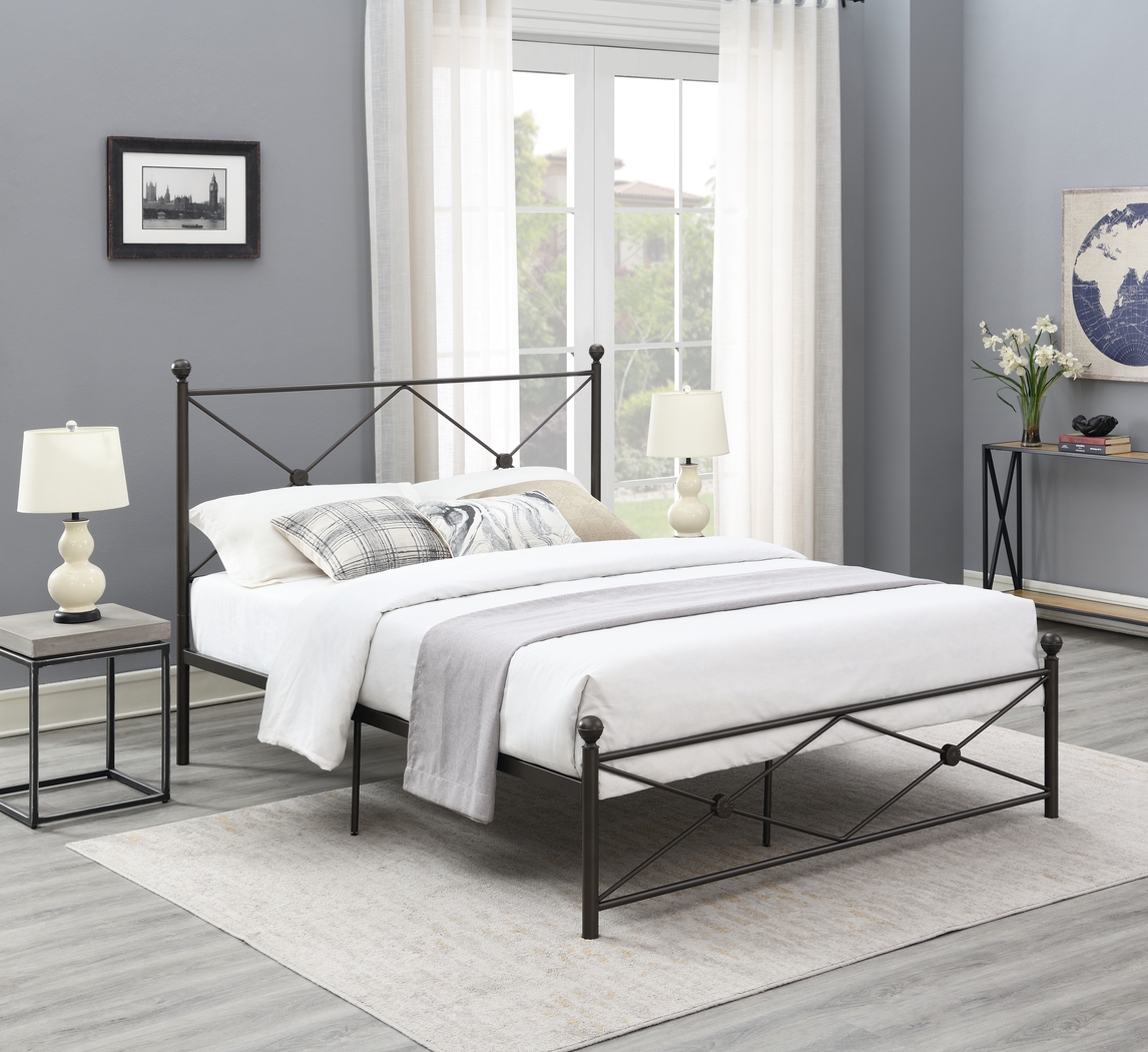 Benecia Bronze Queen Bed - Thumbnail - Image 3