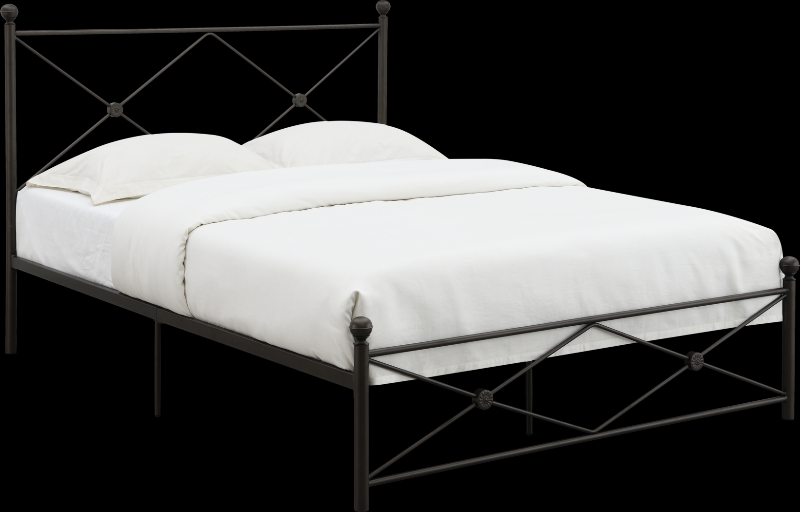 Benecia Bronze Queen Bed - Thumbnail - Image 1
