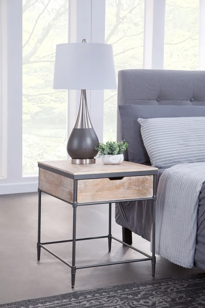 Benga Brown End Table - Thumbnail - Image 2