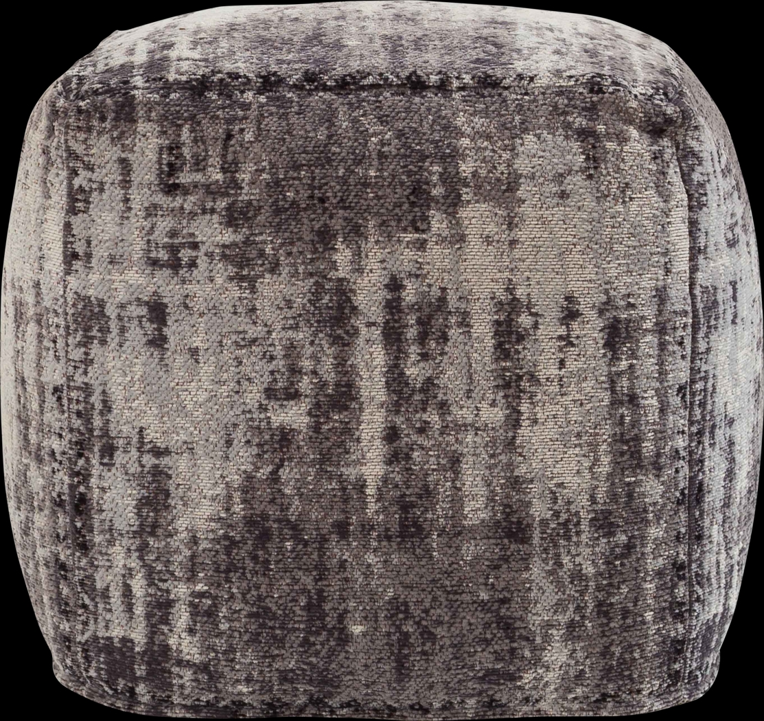 Benille Gray Pouf - Thumbnail - Image 2