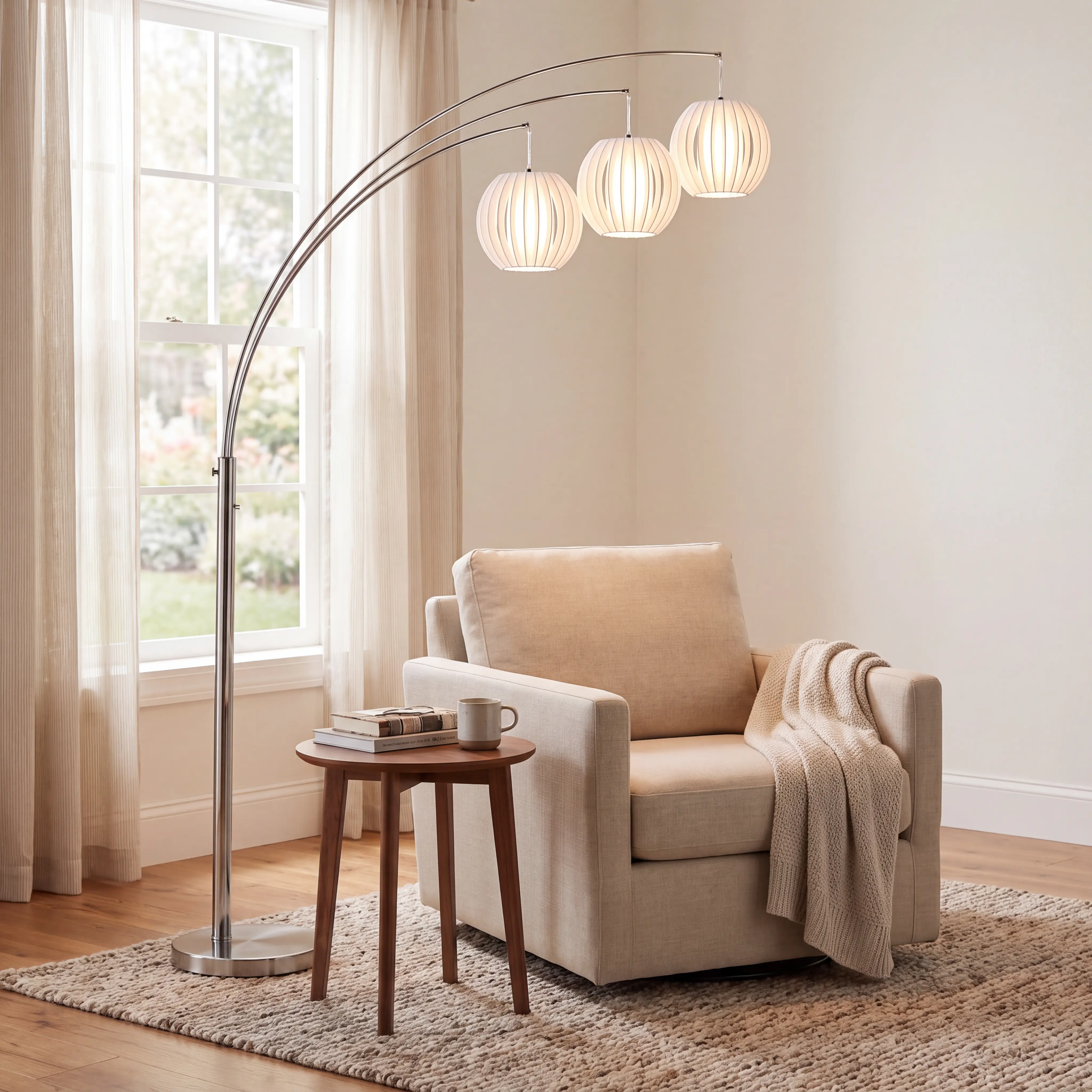 Benito Bay Steel Floor Lamp - Image 4