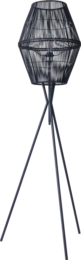 Benito Lane Black Floor Lamp - Thumbnail - Image 2