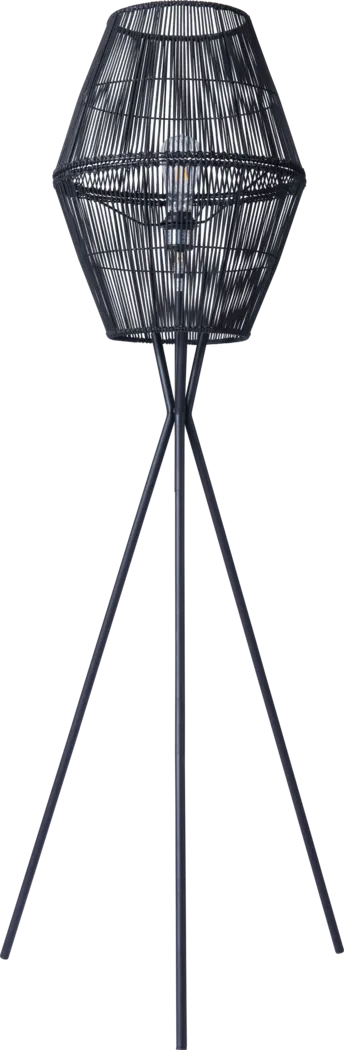Benito Lane Black Floor Lamp - Thumbnail - Image 4