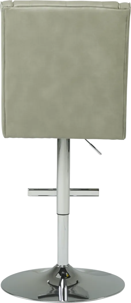 Benji Gray Adjustable Swivel Barstool - Thumbnail - Image 3