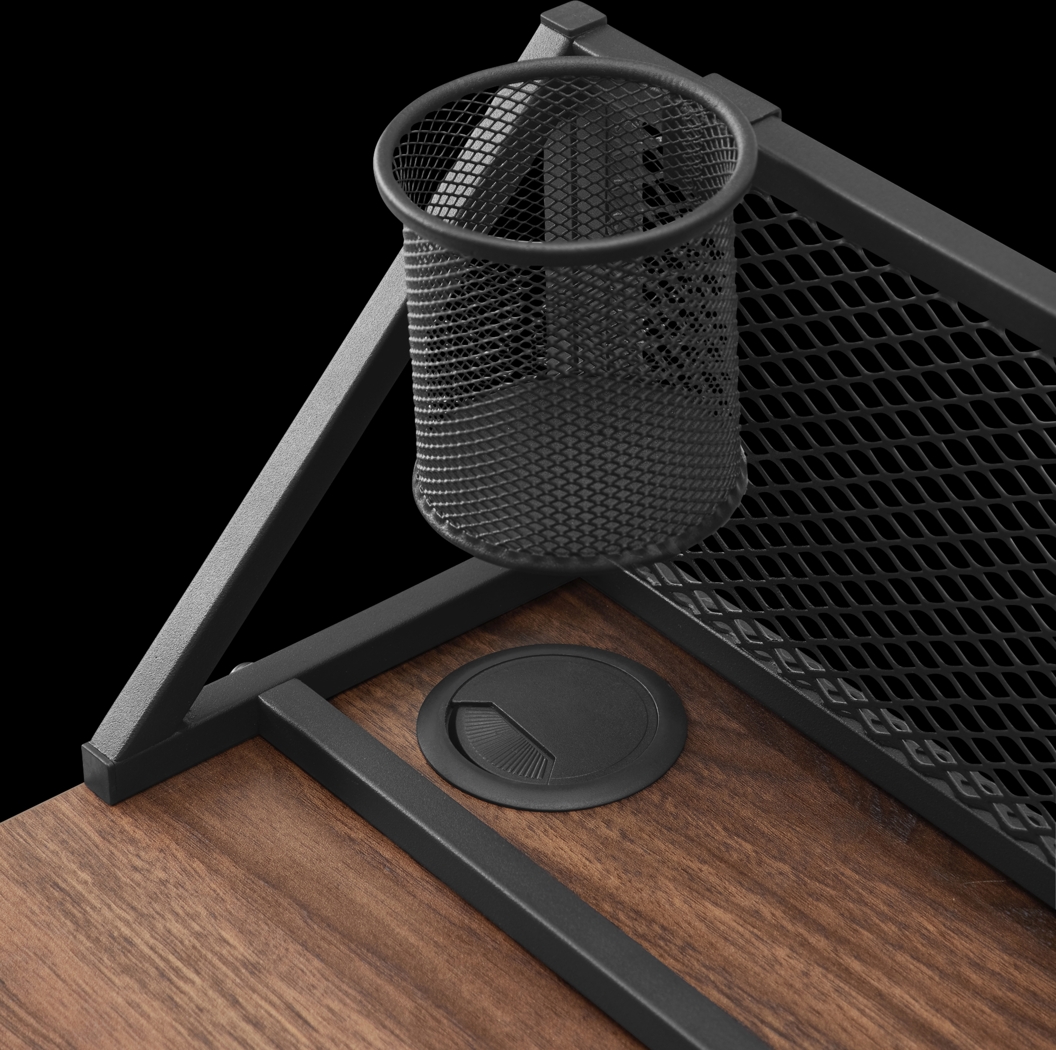 Benmar Walnut Desk - Thumbnail - Image 4