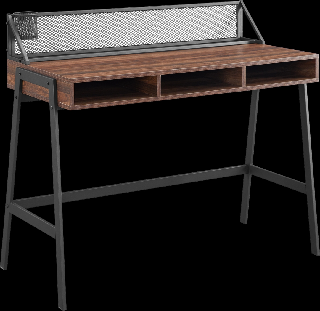 Benmar Walnut Desk - Thumbnail - Image 1