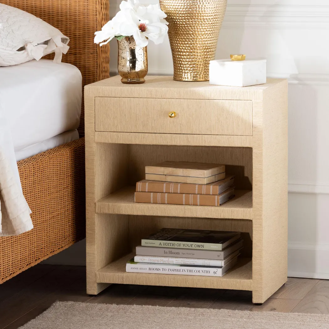 Benmo Beige Nightstand - Thumbnail - Image 2