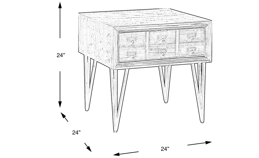 Dimension Image. Please refer to the Dimension Tab on this page for dimension details.