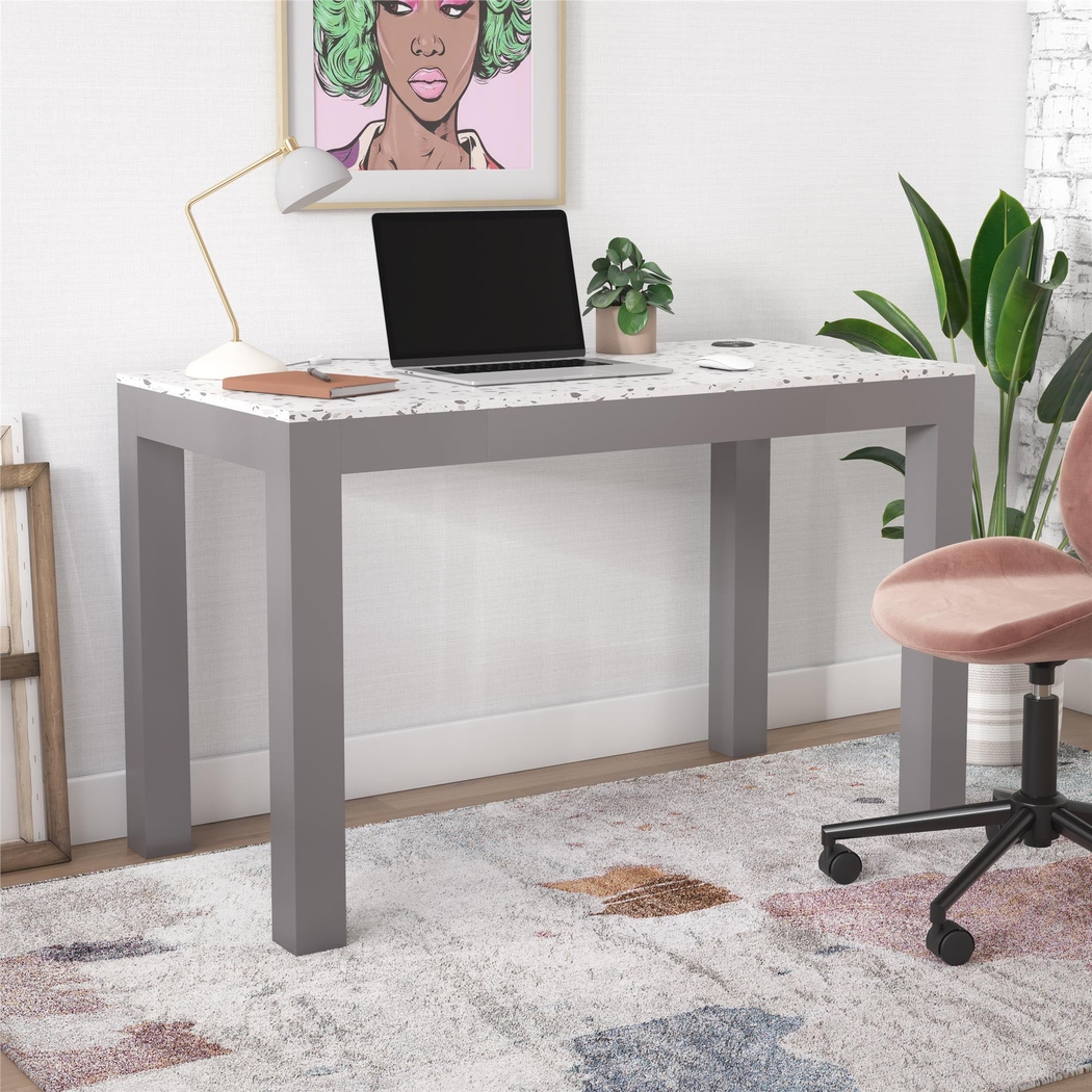 Benninghaus Gray Desk - Thumbnail - Image 2