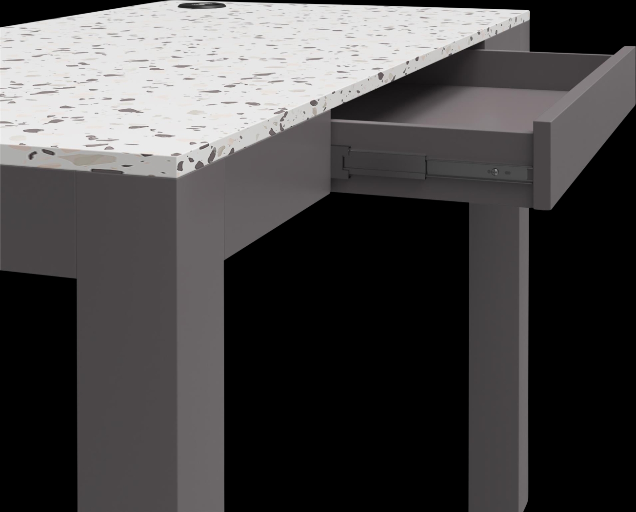 Benninghaus Gray Desk - Thumbnail - Image 8