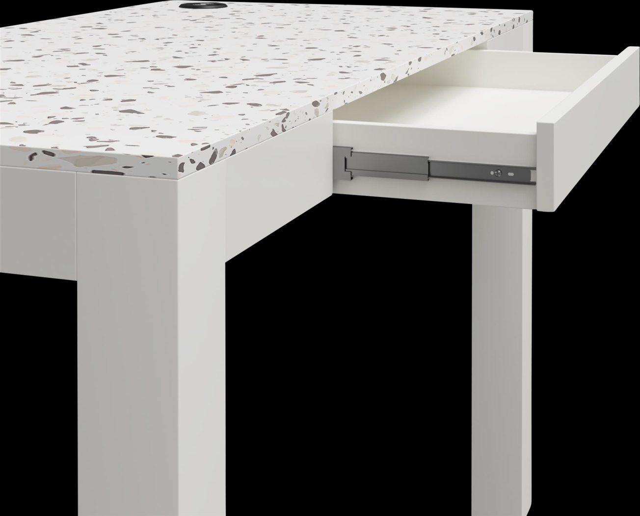 Benninghaus White Desk - Thumbnail - Image 9