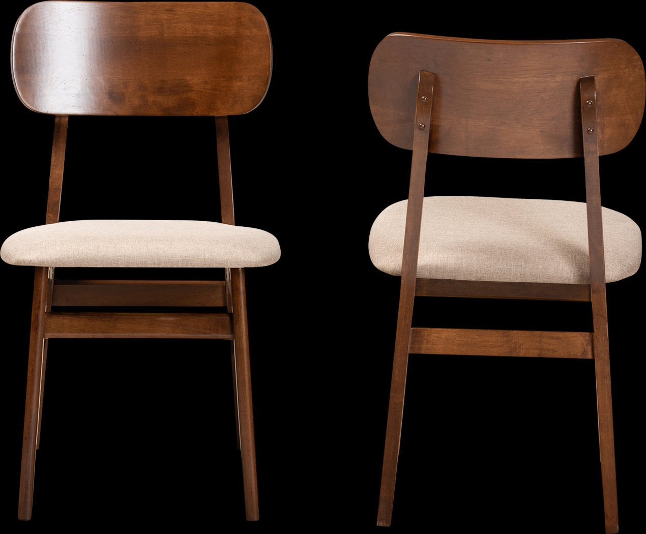 Bennson Brown Side Chair, Set of 2 - Thumbnail - Image 2