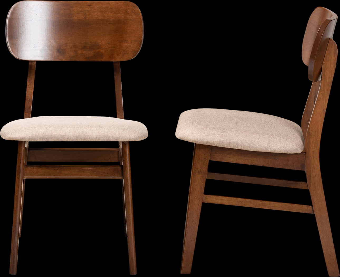 Bennson Brown Side Chair, Set of 2 - Thumbnail - Image 3