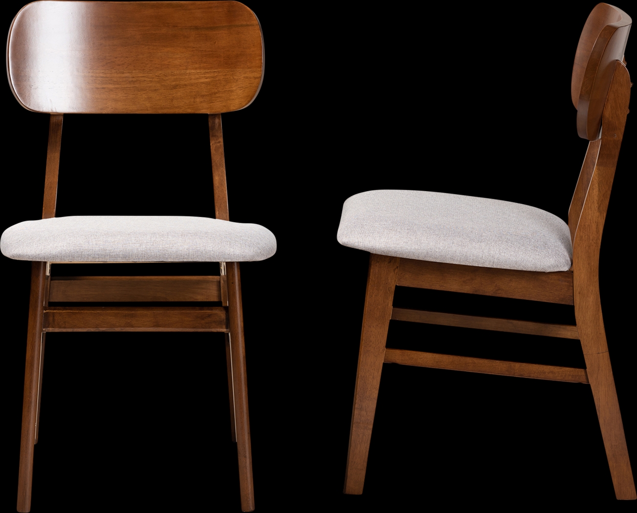 Bennson Gray Side Chair, Set of 2 - Thumbnail - Image 3