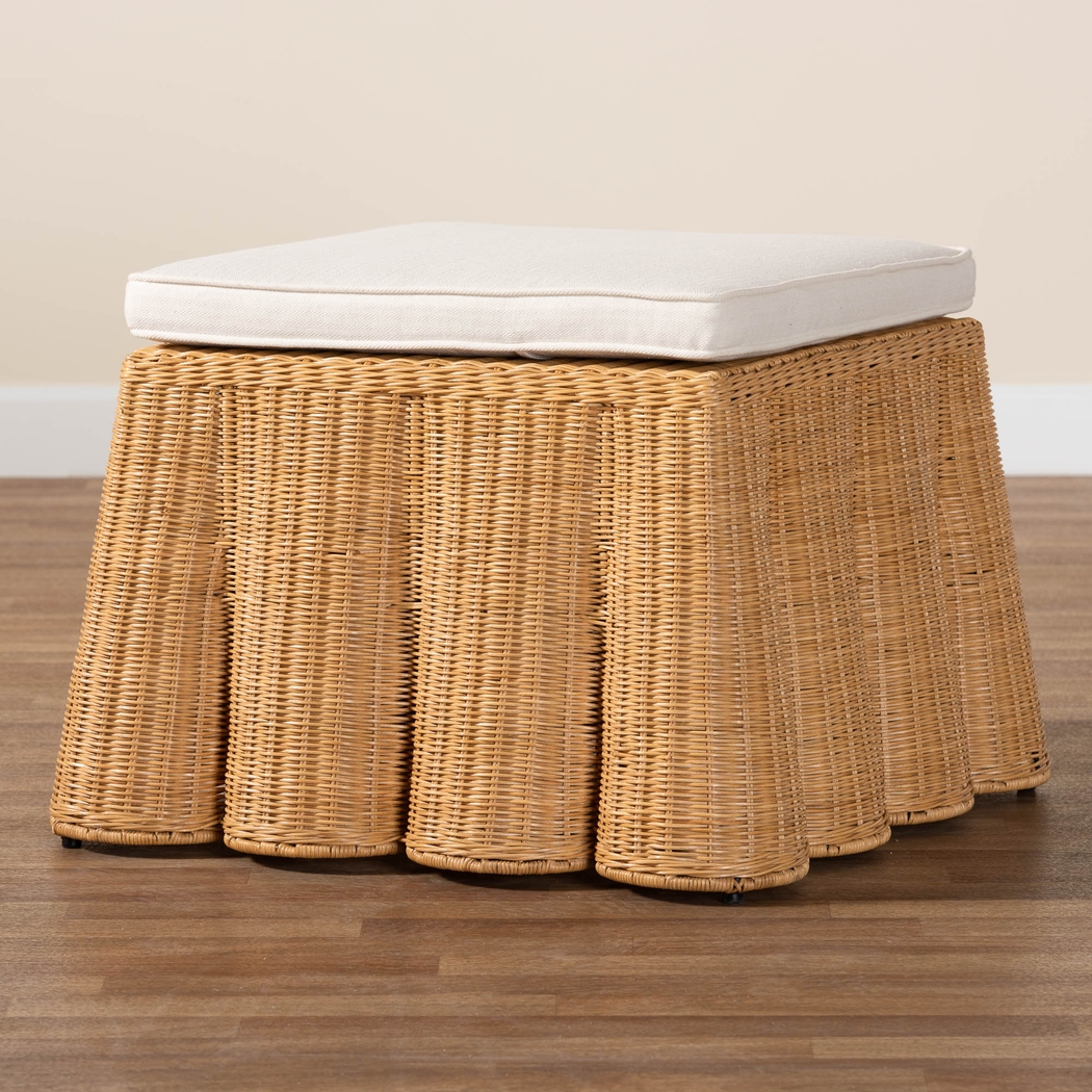 Benodot Brown Ottoman - Thumbnail - Image 3