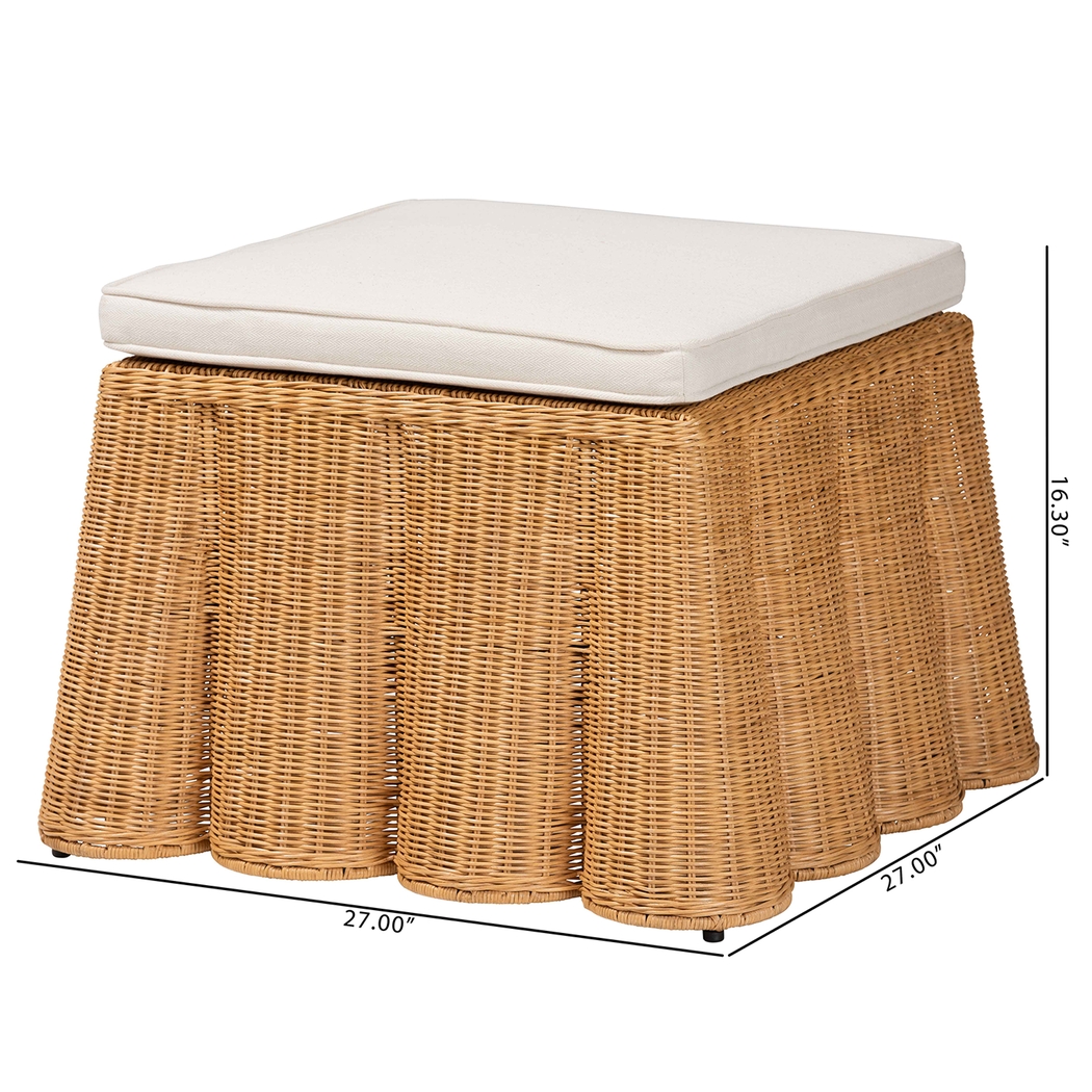 Benodot Brown Ottoman - Thumbnail - Image 7