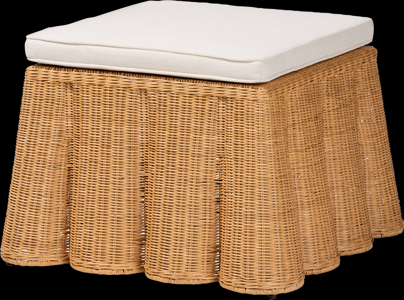 Benodot Brown Ottoman - Thumbnail - Image 1